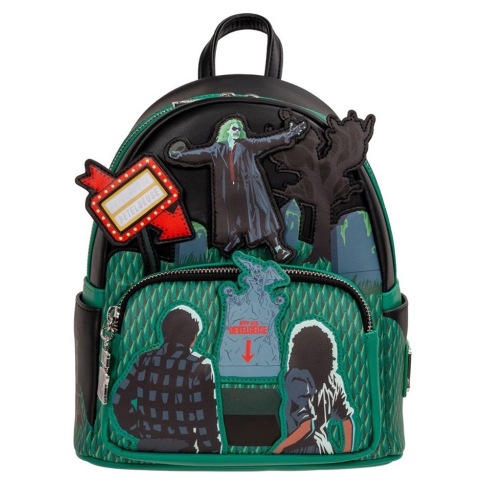 LIMITED EDITION Loungefly Beetlejuice Graveyard Glow-in-the-Dark Mini-Backpack